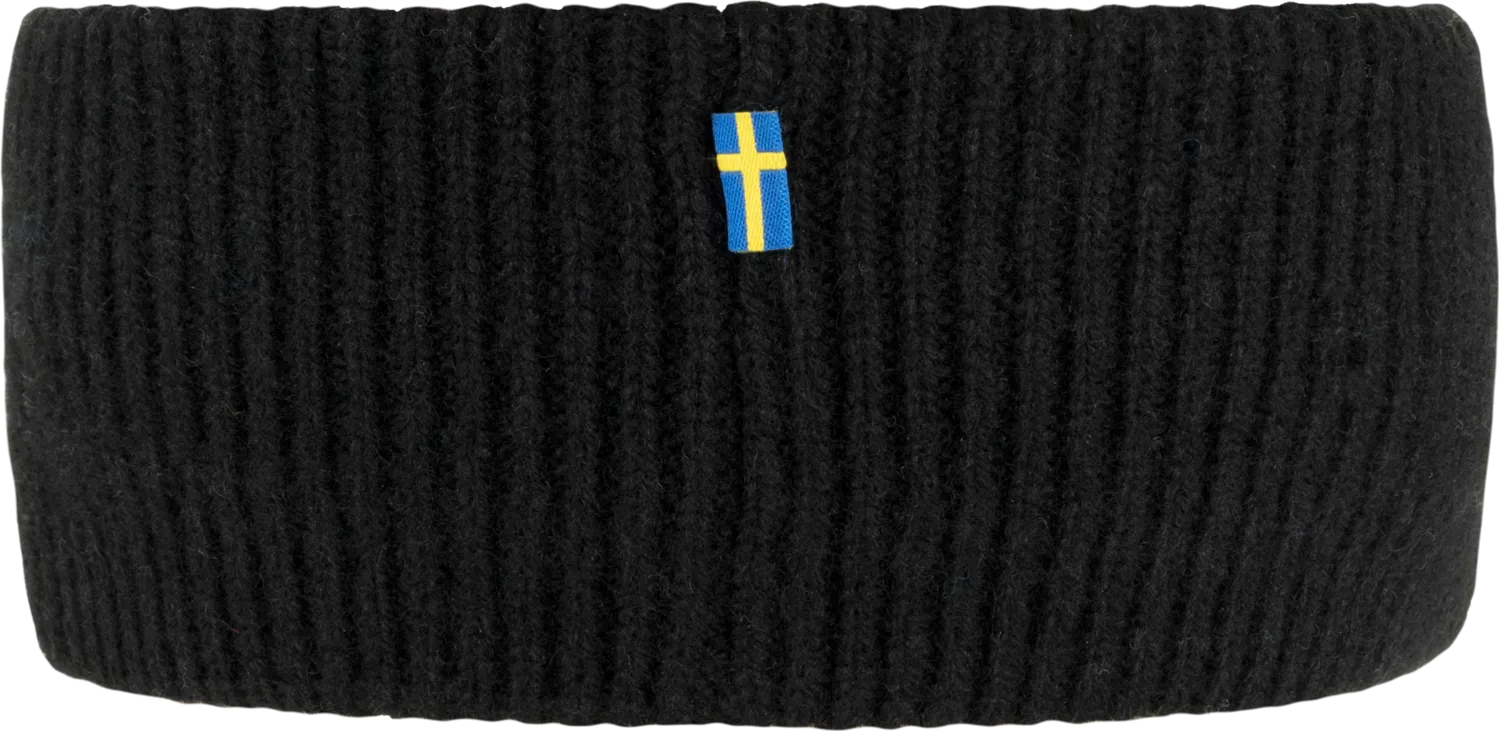Fjällräven 1960 Logo Headband Black | Buy Fjällräven 1960 Logo Headband Black here | Outnorth