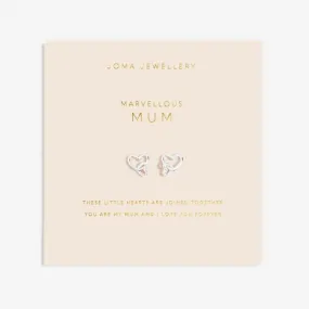 Forever Yours Marvellous Mum Silver Plated Earrings 6761
