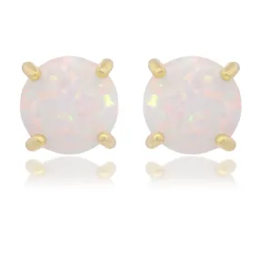 Georgini Opal Glow Studs - Gold
