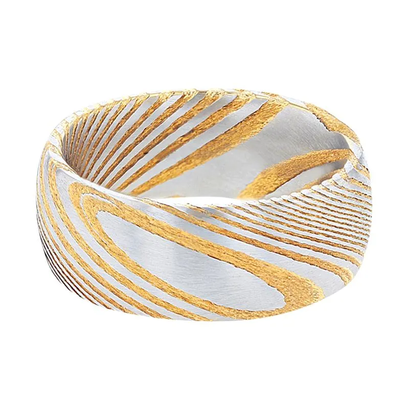 GODELOT | Damascus Steel Gold Banding Pattern