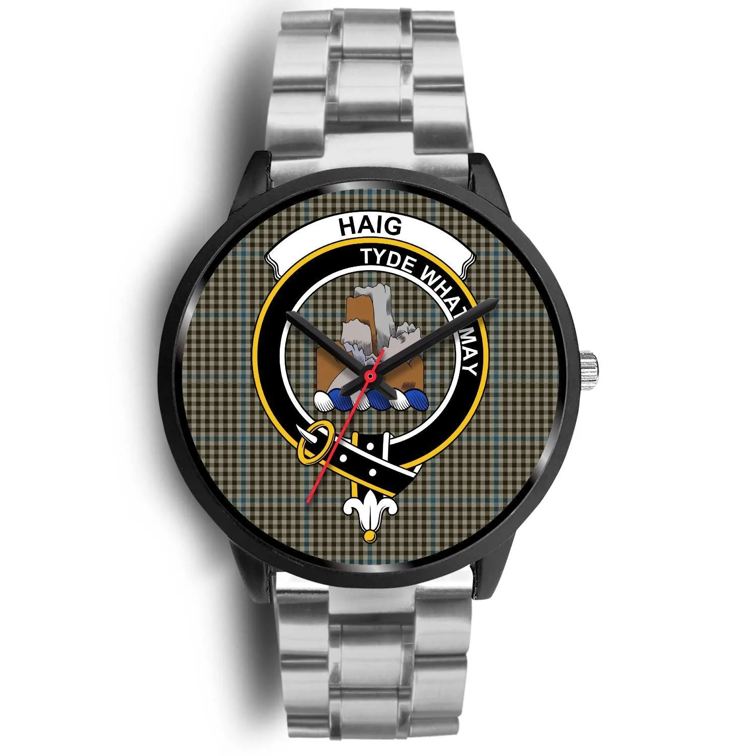 Haig Check Clan Badge Tartan Black Watch