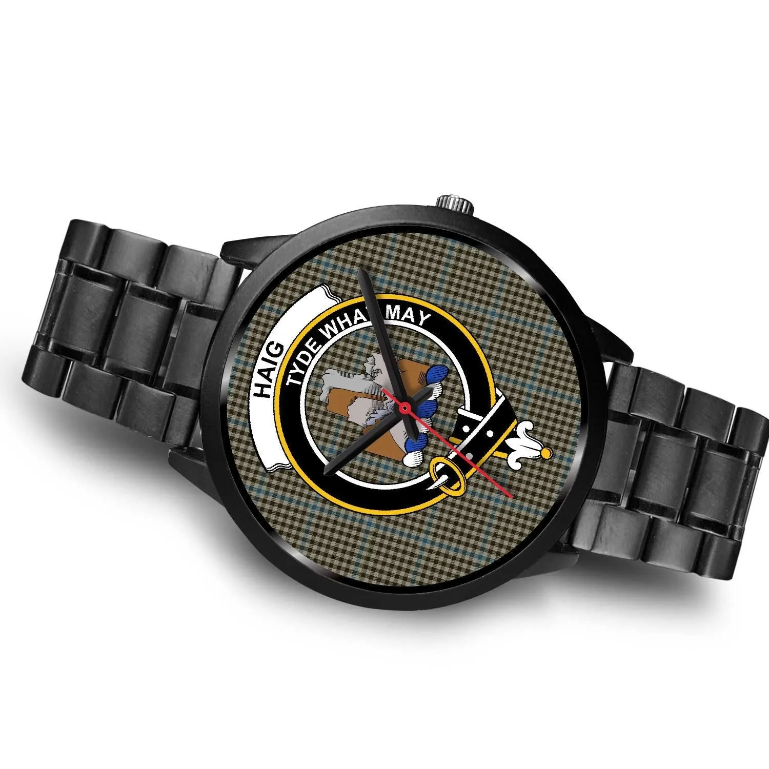 Haig Check Clan Badge Tartan Black Watch