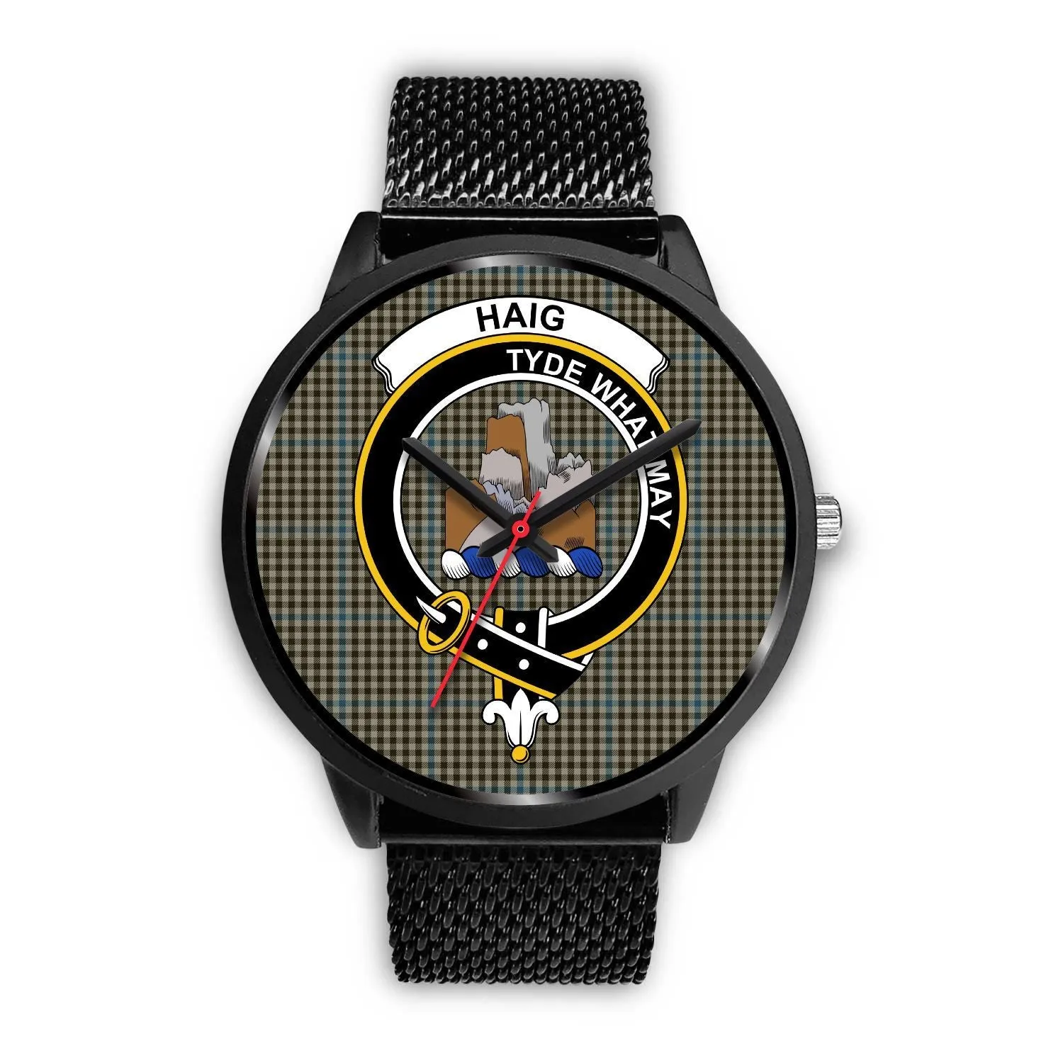 Haig Check Clan Badge Tartan Black Watch