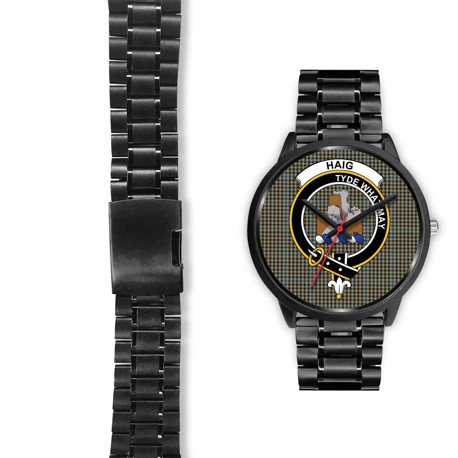 Haig Check Clan Badge Tartan Black Watch
