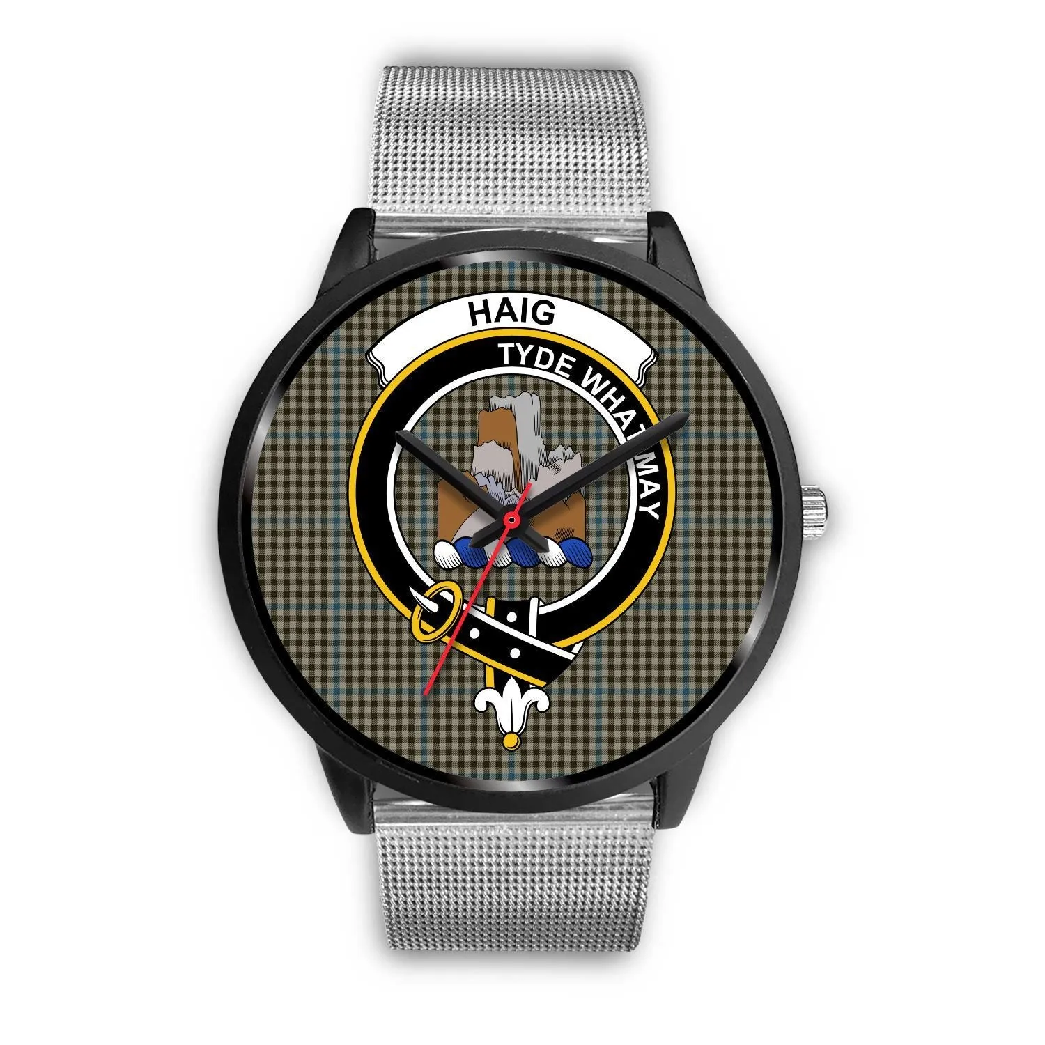 Haig Check Clan Badge Tartan Black Watch