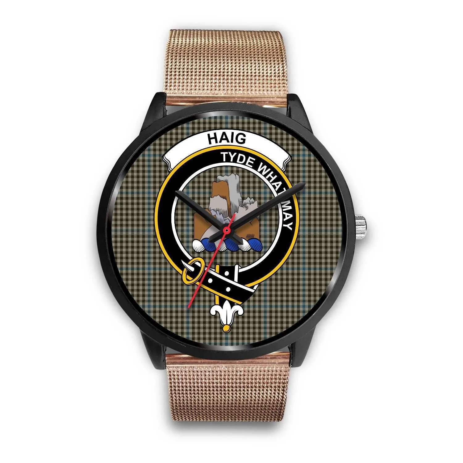 Haig Check Clan Badge Tartan Black Watch