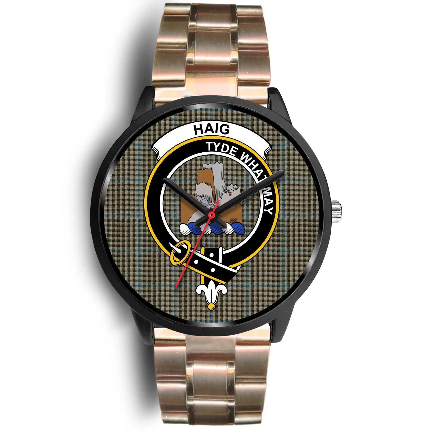 Haig Check Clan Badge Tartan Black Watch