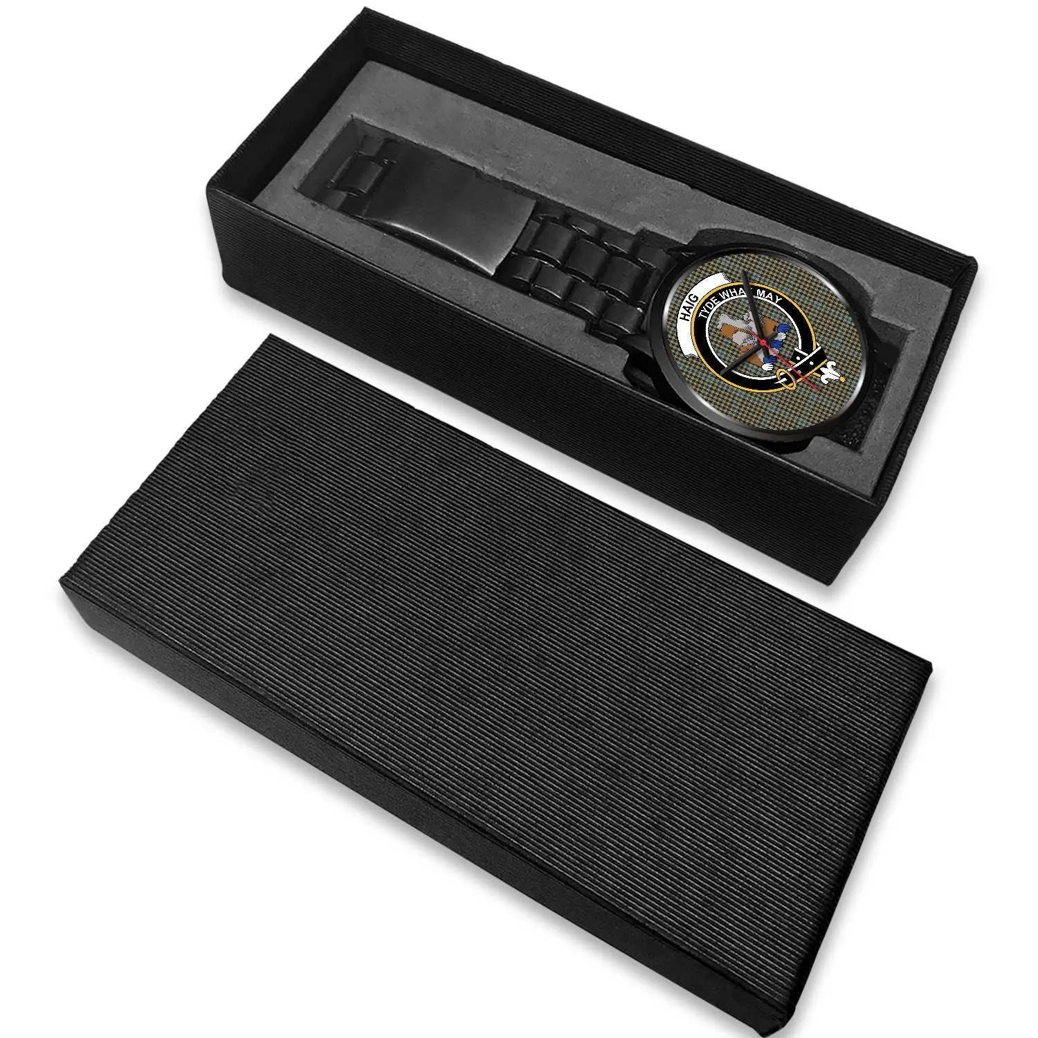 Haig Check Clan Badge Tartan Black Watch