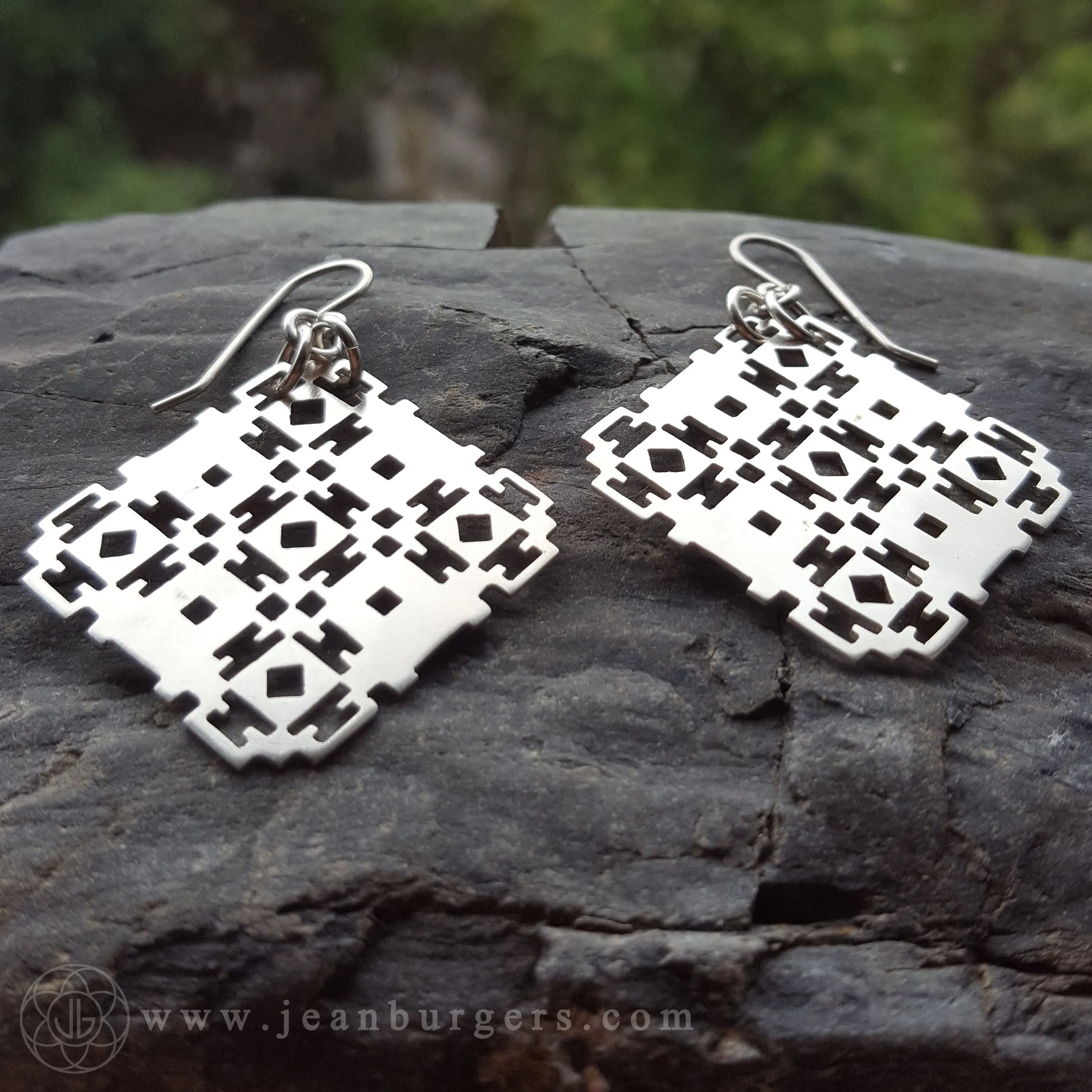 Handcut Geometric Earrings