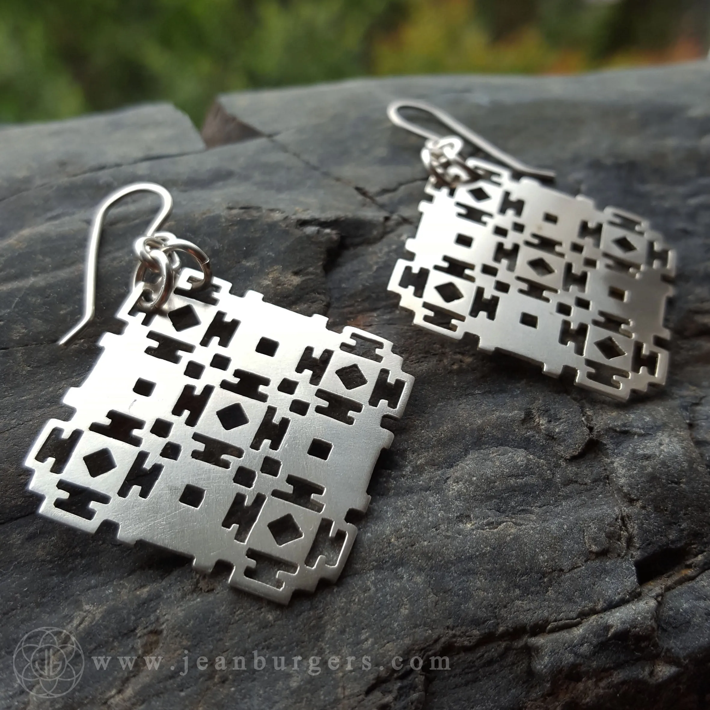 Handcut Geometric Earrings