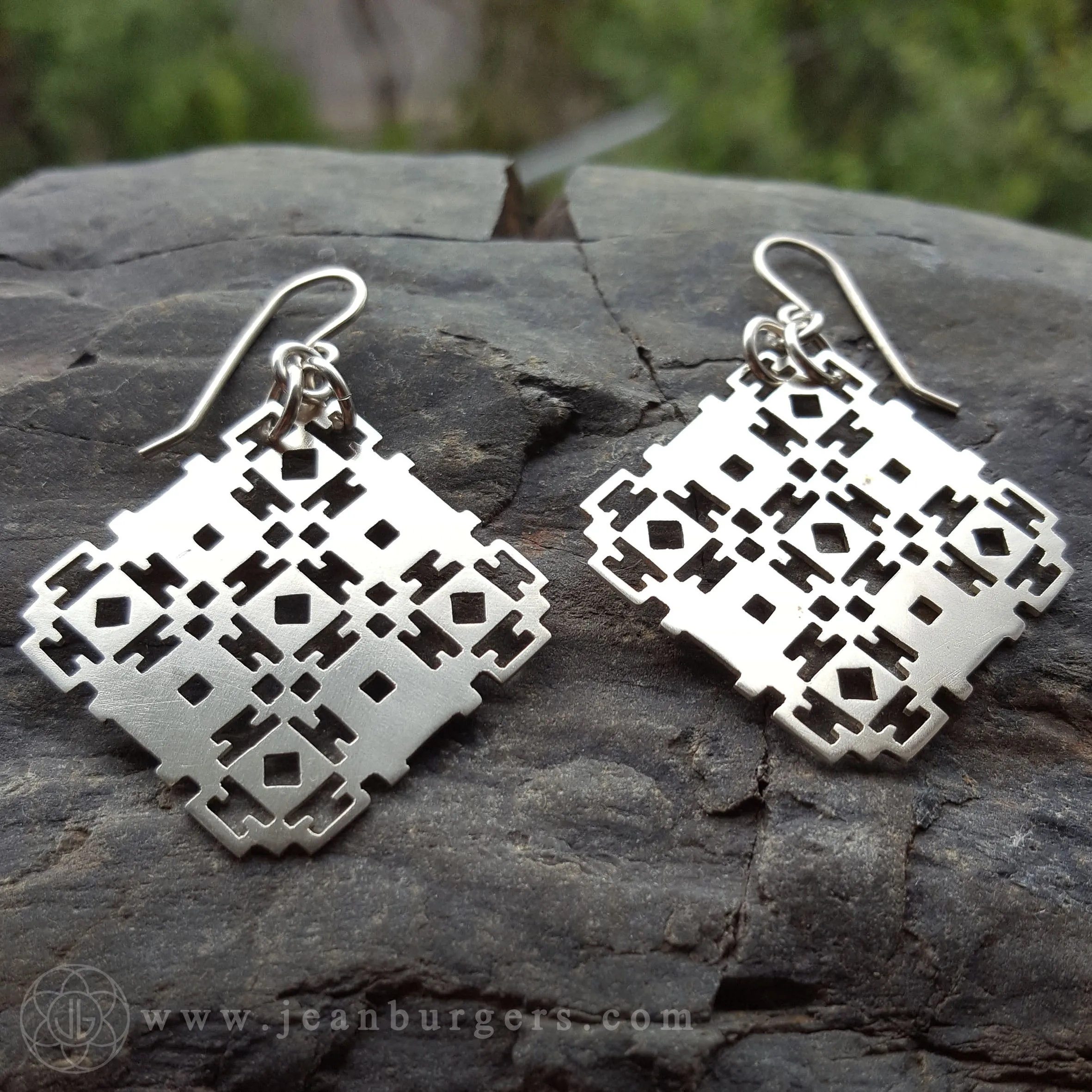 Handcut Geometric Earrings