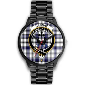 Hannay Clan Badge Tartan Black Watch