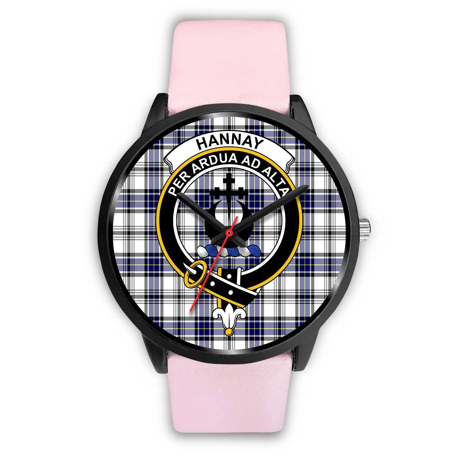 Hannay Clan Badge Tartan Black Watch