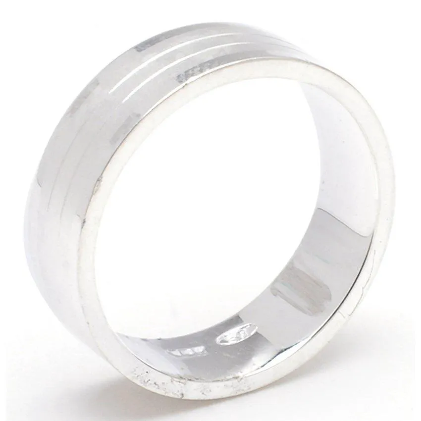 Haven 925 Sterling Silver Wedding Band Ring