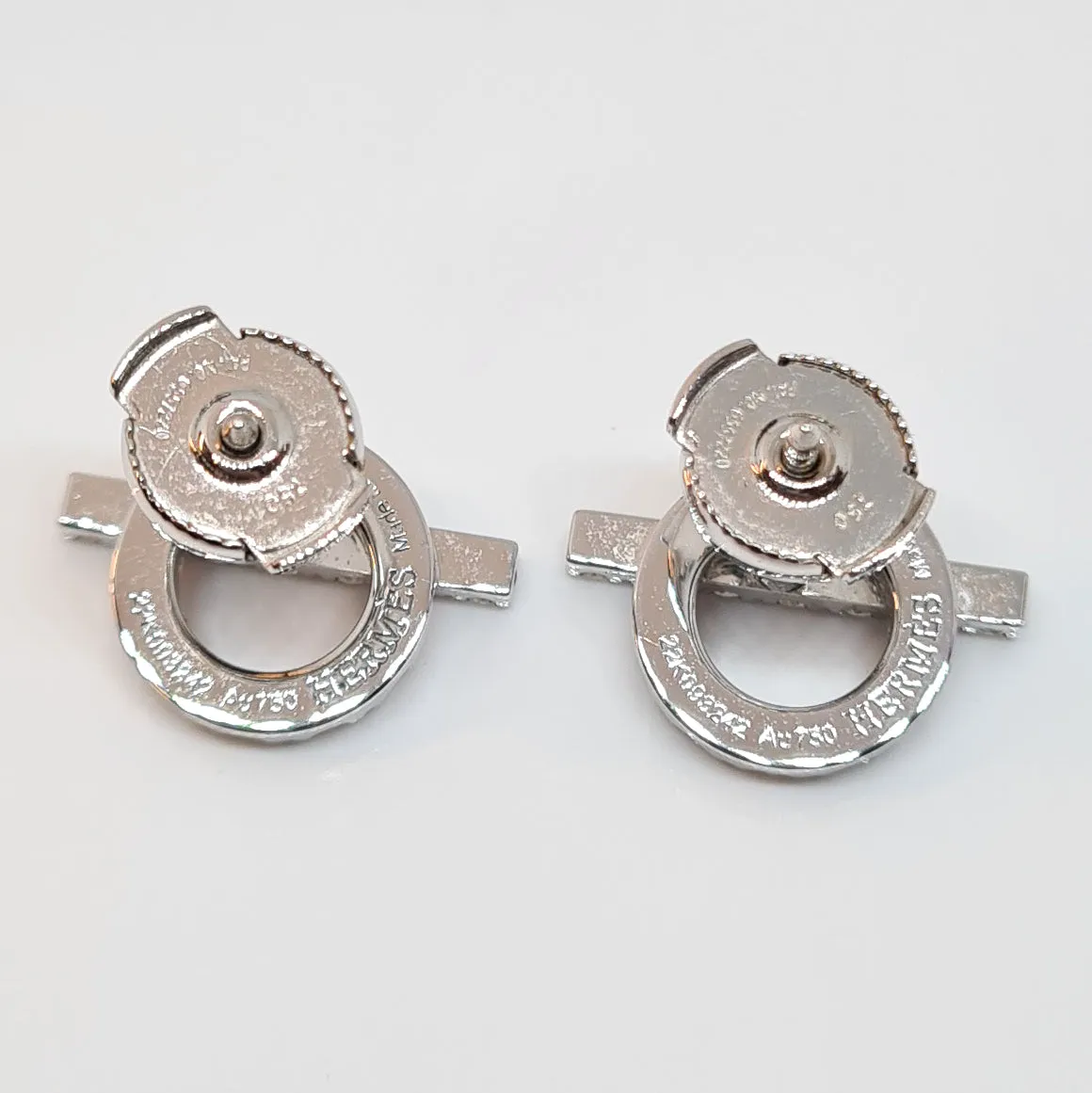 Hermès "Finesse" Diamond Stud Earrings