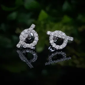 Hermès "Finesse" Diamond Stud Earrings