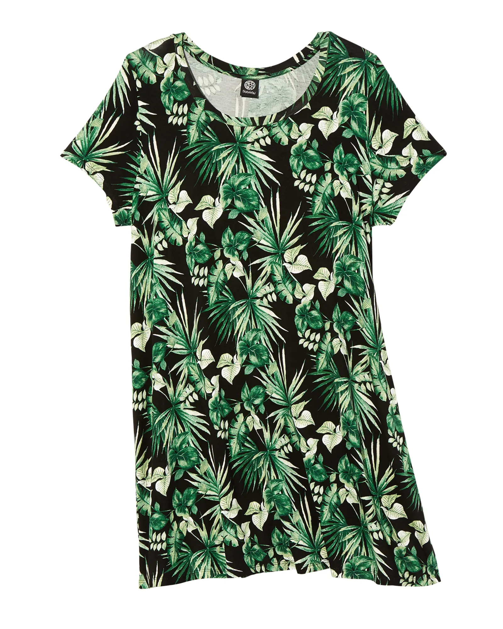 Hoboken Knit Shirt Dress | Black / Olive Green