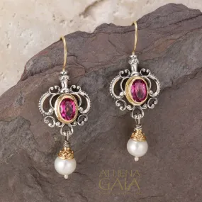 Honey Drop Chandelier Earrings
