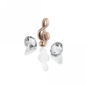 Hot Diamonds Anais Rose Gold Plated Treble Clef Charm AC123