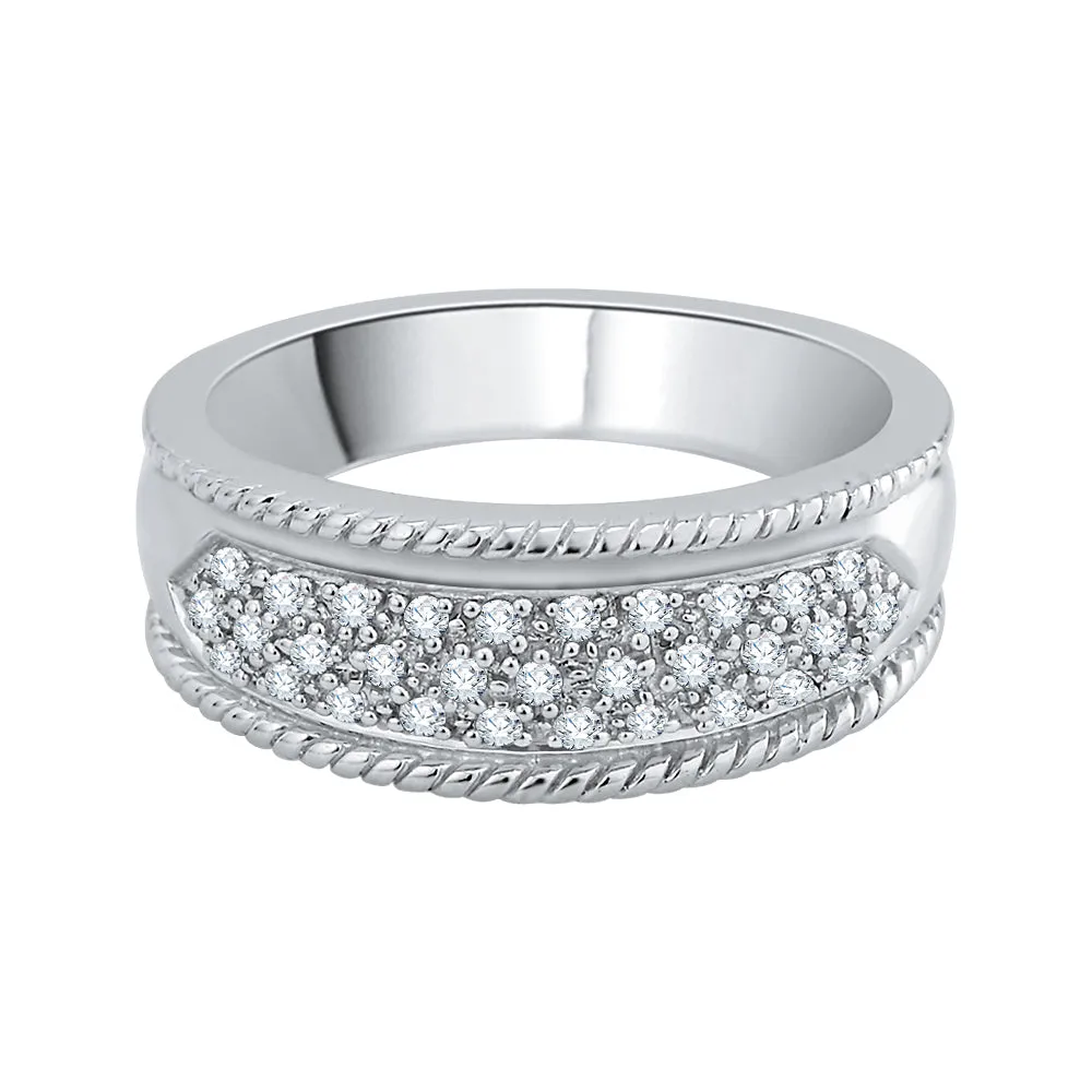 KATARINA 1/6 cttw Diamond Wedding Band