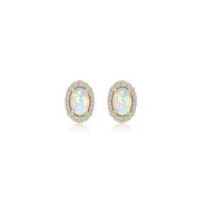 Lafonn Classic Oval Opal Opal Earring E0323OPG00