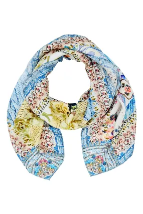 LARGE SQUARE SCARF GIRL NEXT DOOR
