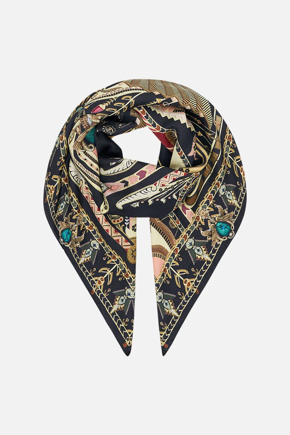 LARGE SQUARE SCARF THEY CALLED HER NEFERTARI