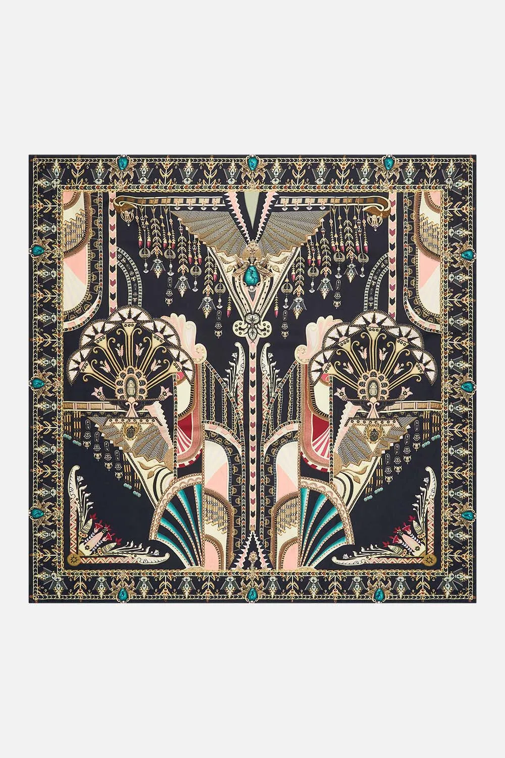 LARGE SQUARE SCARF THEY CALLED HER NEFERTARI