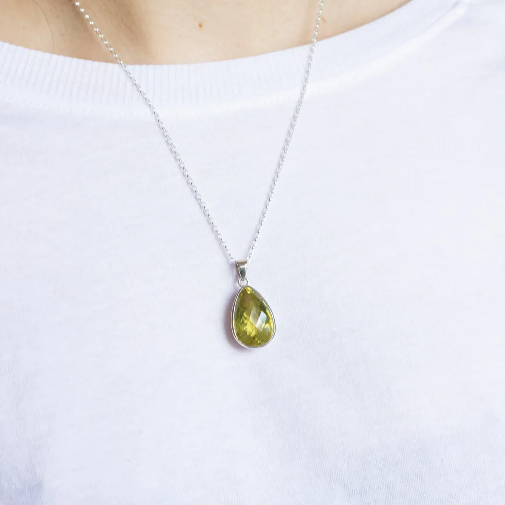 Lemon Quartz Necklace