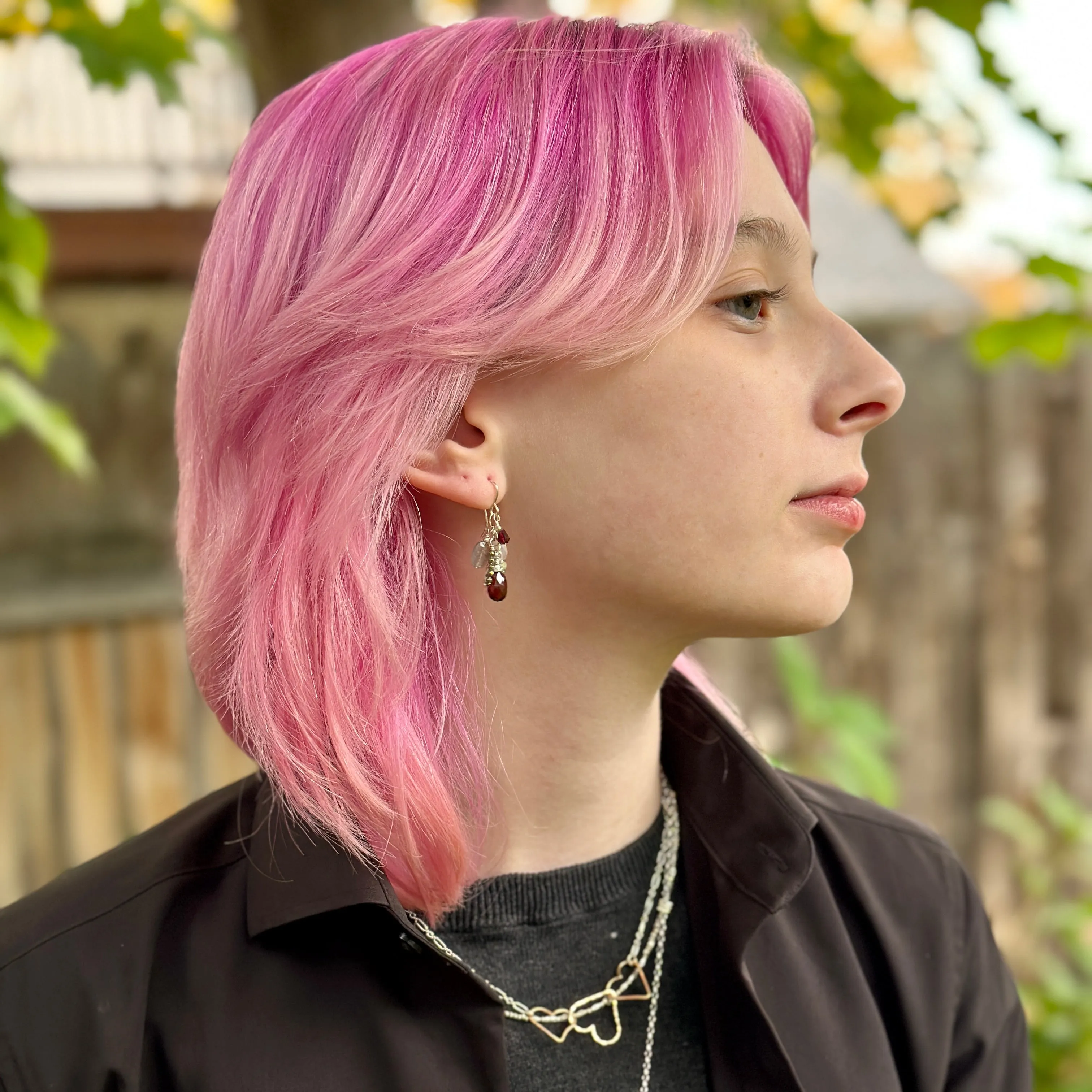 Little Red Corvette Chandelier Earrings