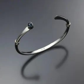 London Blue Topaz Bracelet BRA021WLTZ Sterling Silver Sterling Silver by John Tzelepis Jewelry
