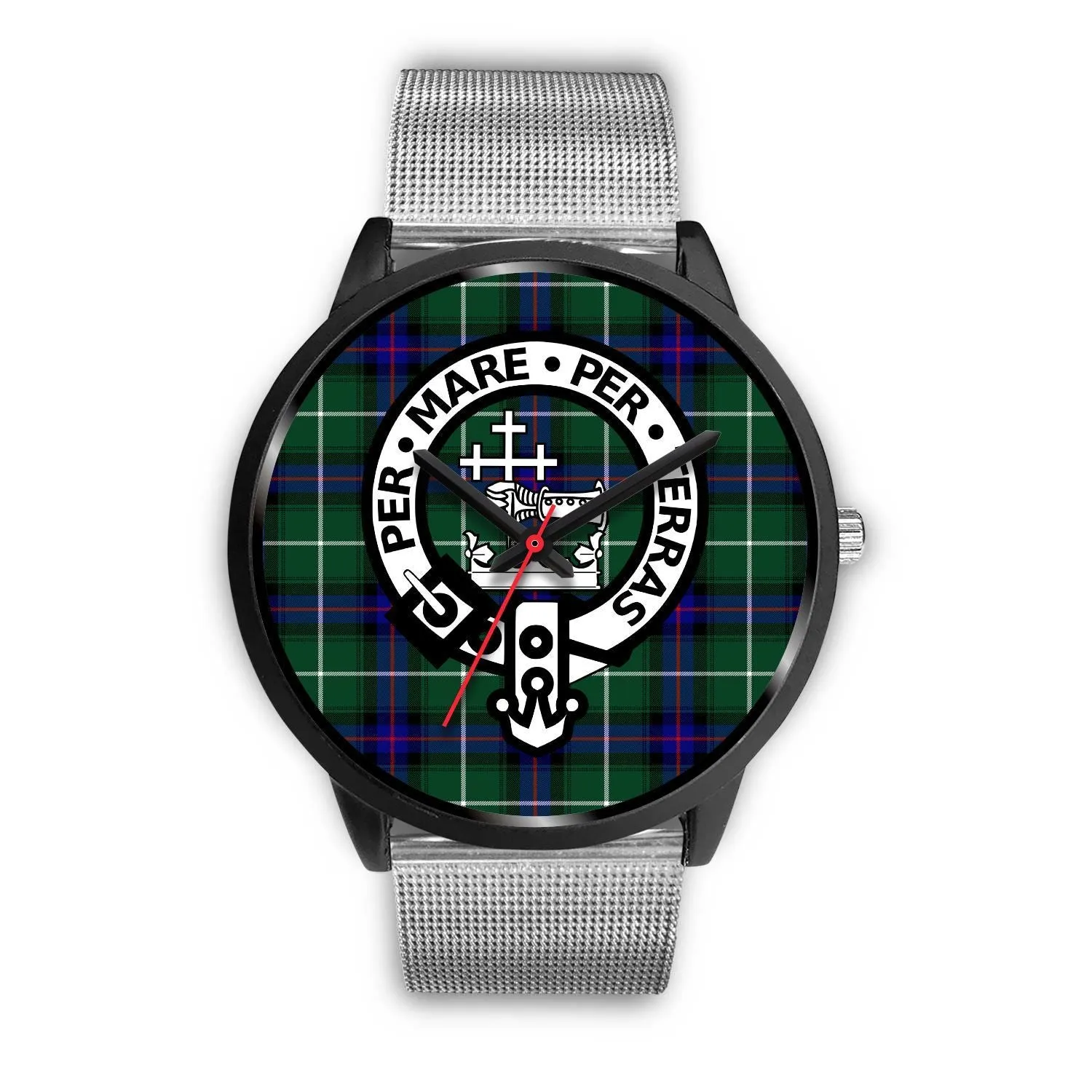 MacDonald Of The Isles Clan Badge Tartan Black Watch