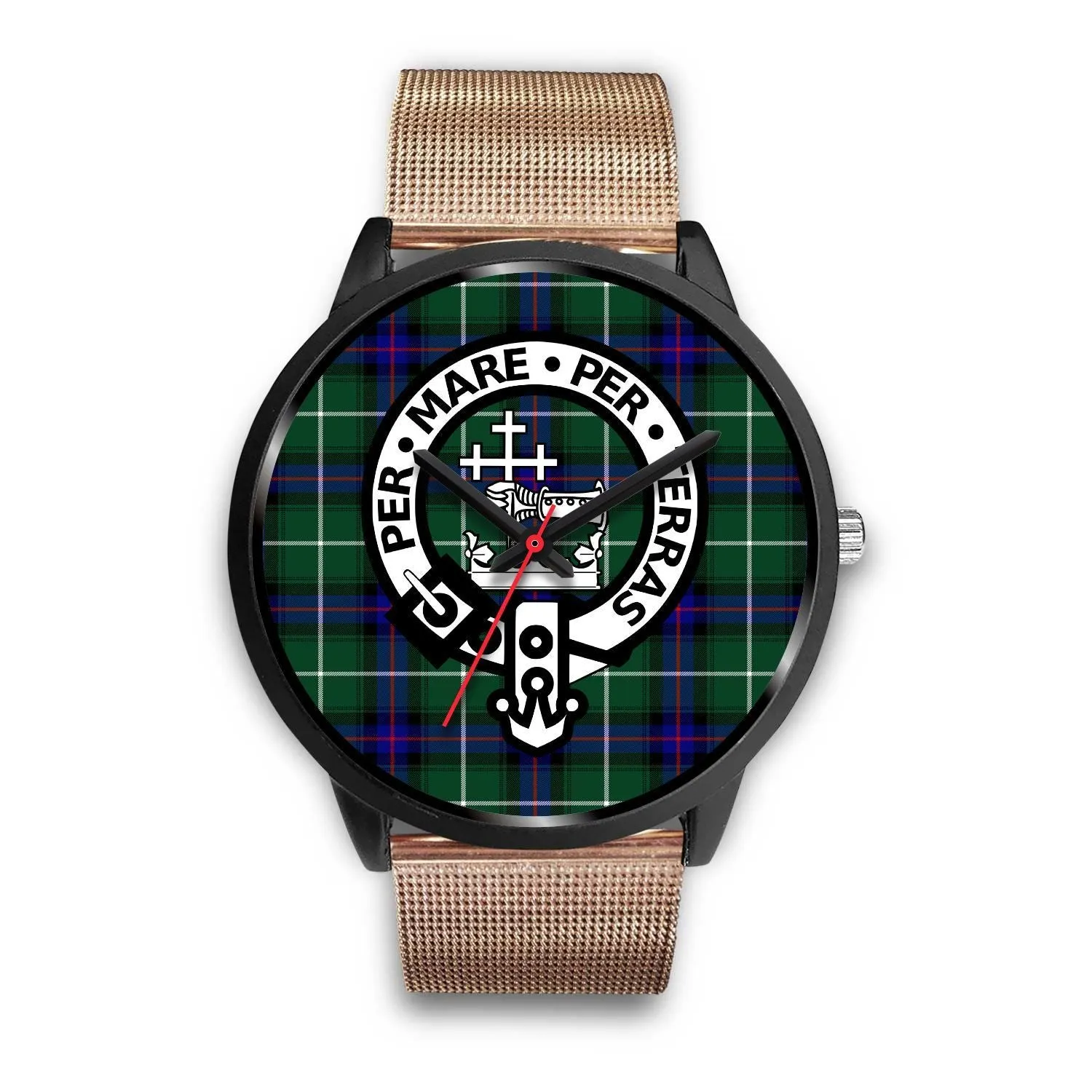 MacDonald Of The Isles Clan Badge Tartan Black Watch