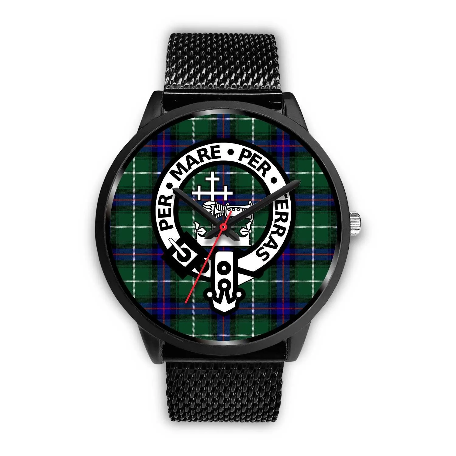 MacDonald Of The Isles Clan Badge Tartan Black Watch