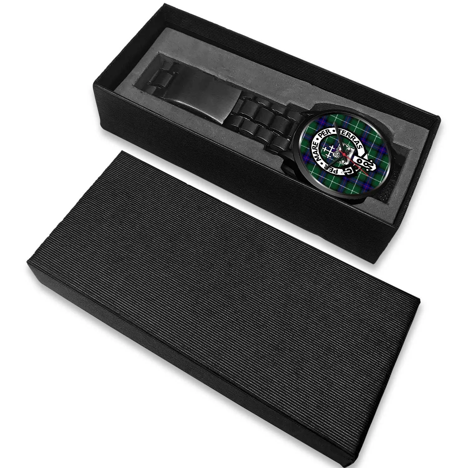 MacDonald Of The Isles Clan Badge Tartan Black Watch