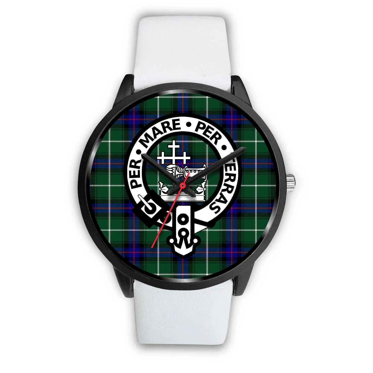 MacDonald Of The Isles Clan Badge Tartan Black Watch