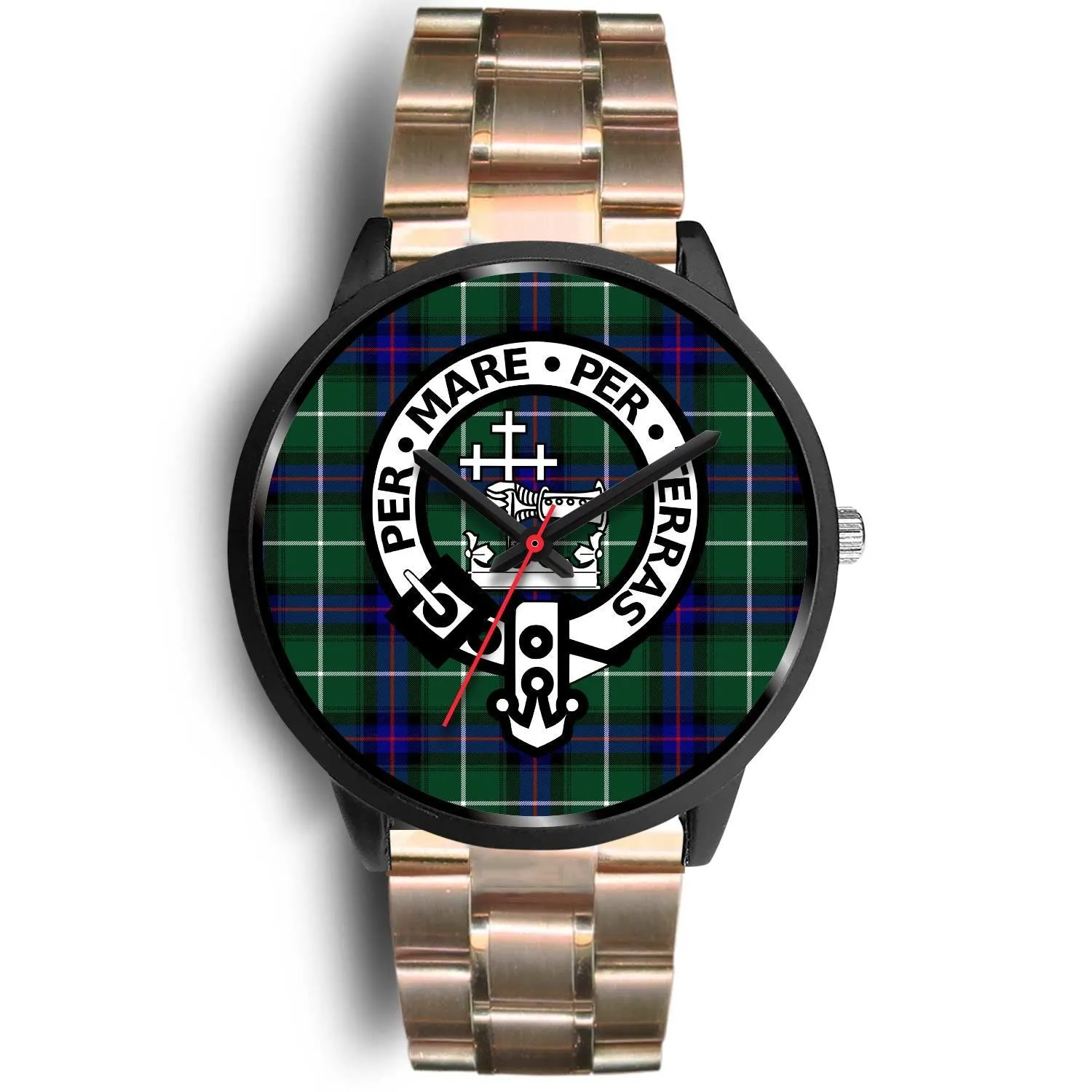 MacDonald Of The Isles Clan Badge Tartan Black Watch