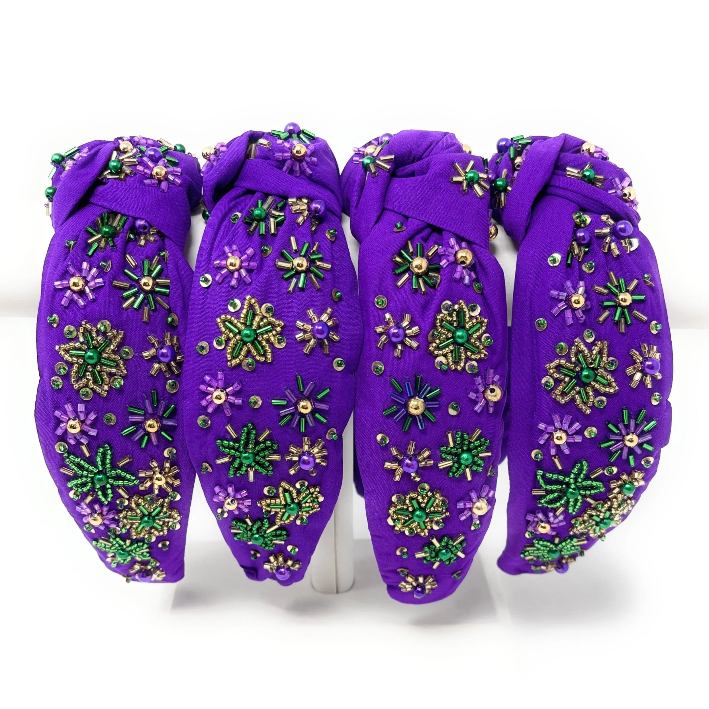 Mardi Gras Knot Headband