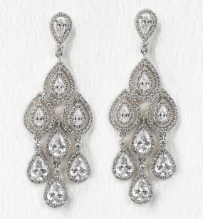 Margaux Teardrop Chandelier Earrings