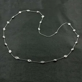 Marquise, Pear, Heart & Oval Diamond Necklace