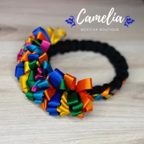 Mexican Braided Headband with Satin Ribbon - Child