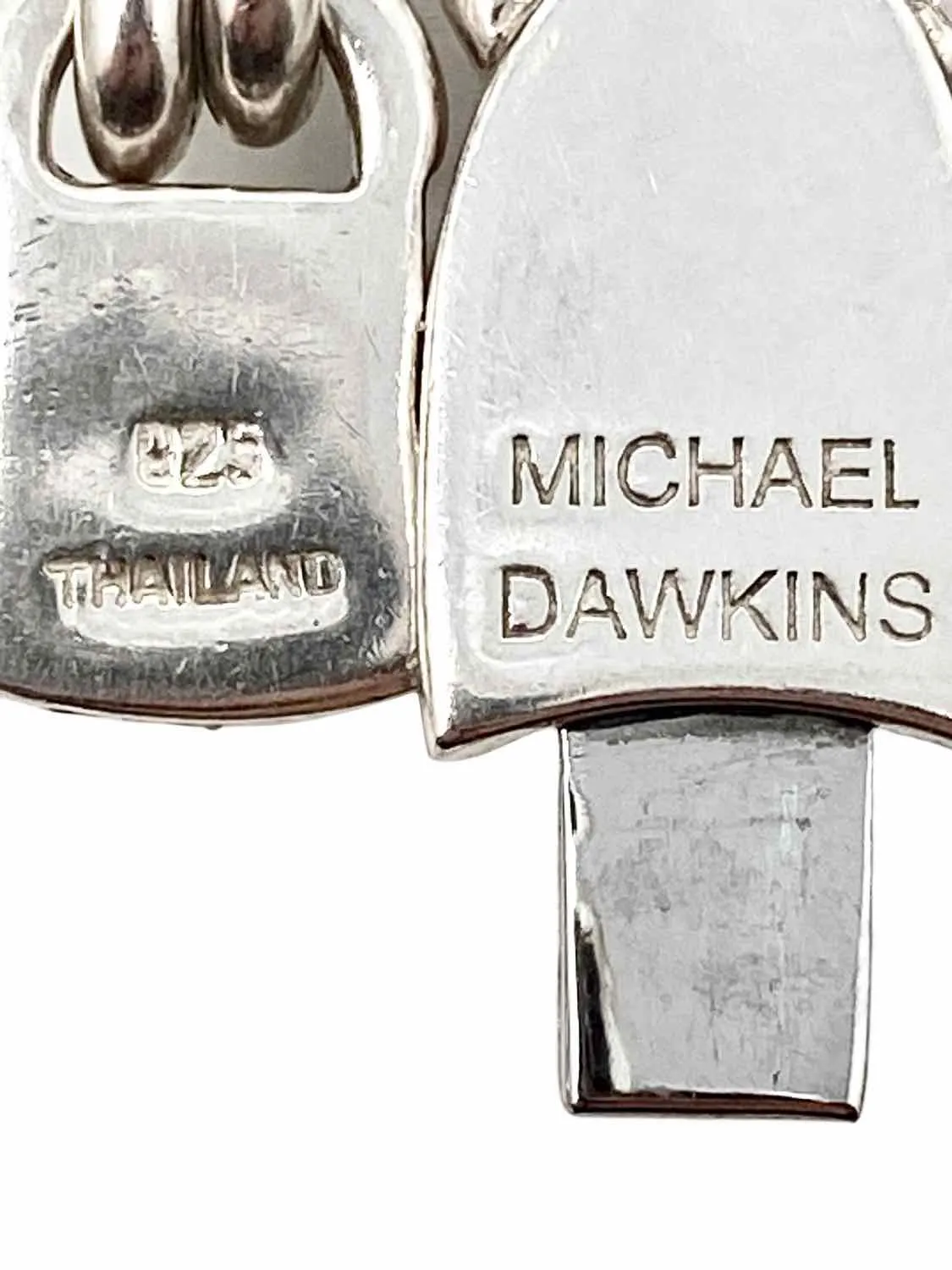 Michael Dawkins .925 Triangle Amethyst Bracelet