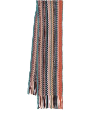 Missoni   Wool blend jacquard scarf 