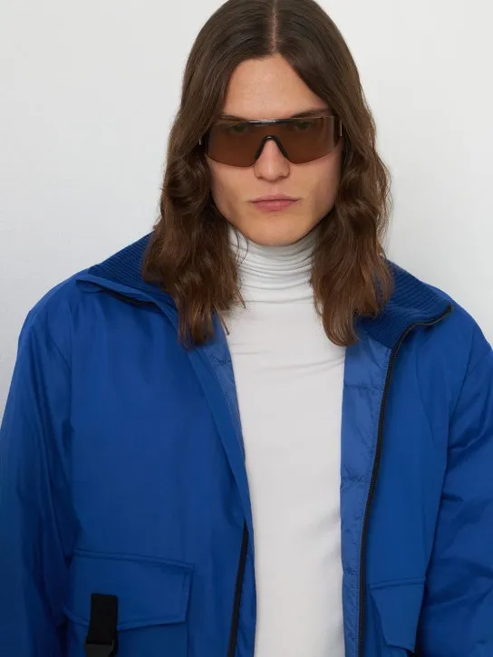 Moncler   Ombrate mask metal sunglasses 