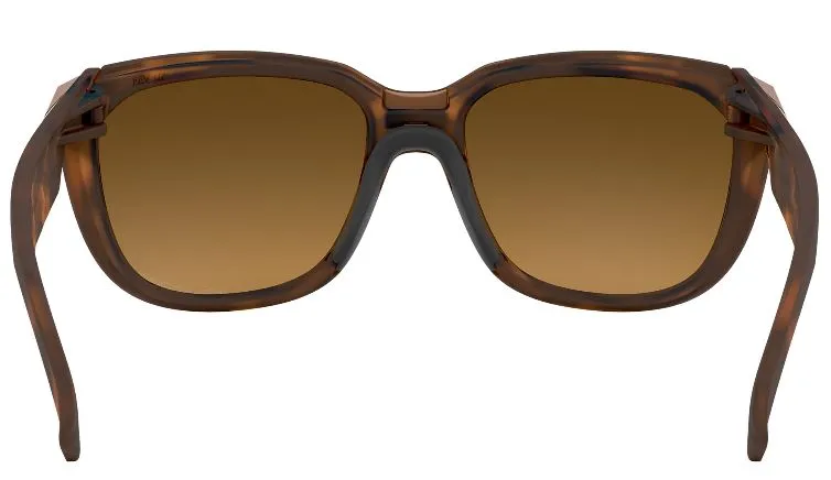 Oakley Womens Rev Up Matte Brown Frame - Tortoise Lens - Polarized Sunglasses