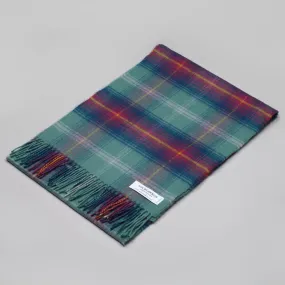 Oversized lambswool scarf in Hame Tartan