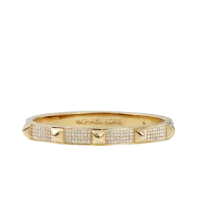 Pave And Pyramid Bangle