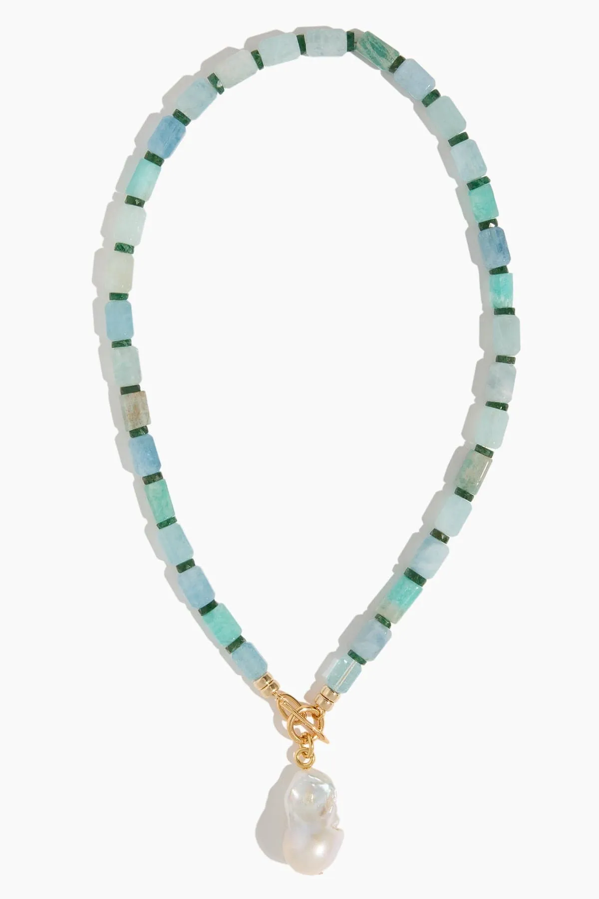Pearl Isle Necklace in Sea Blue