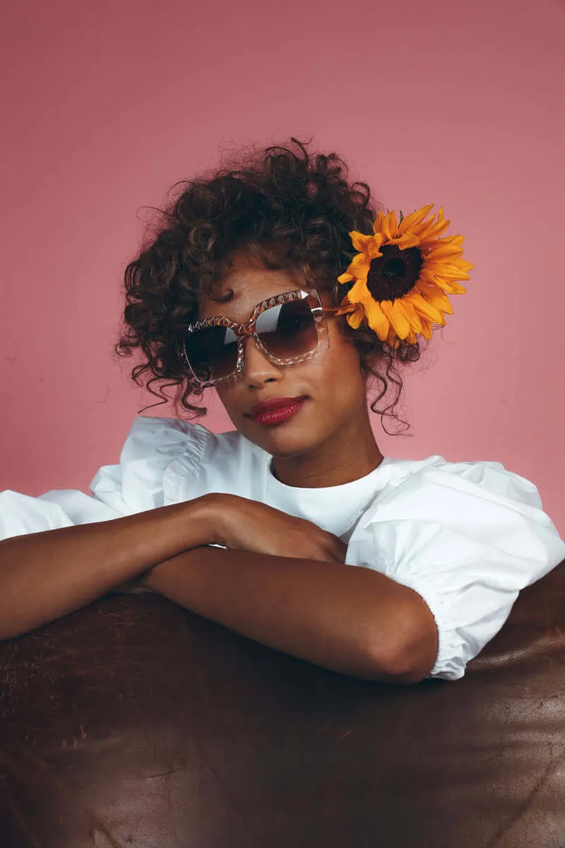 Powder Design Hayley Limited Edition Sunglasses - Nude