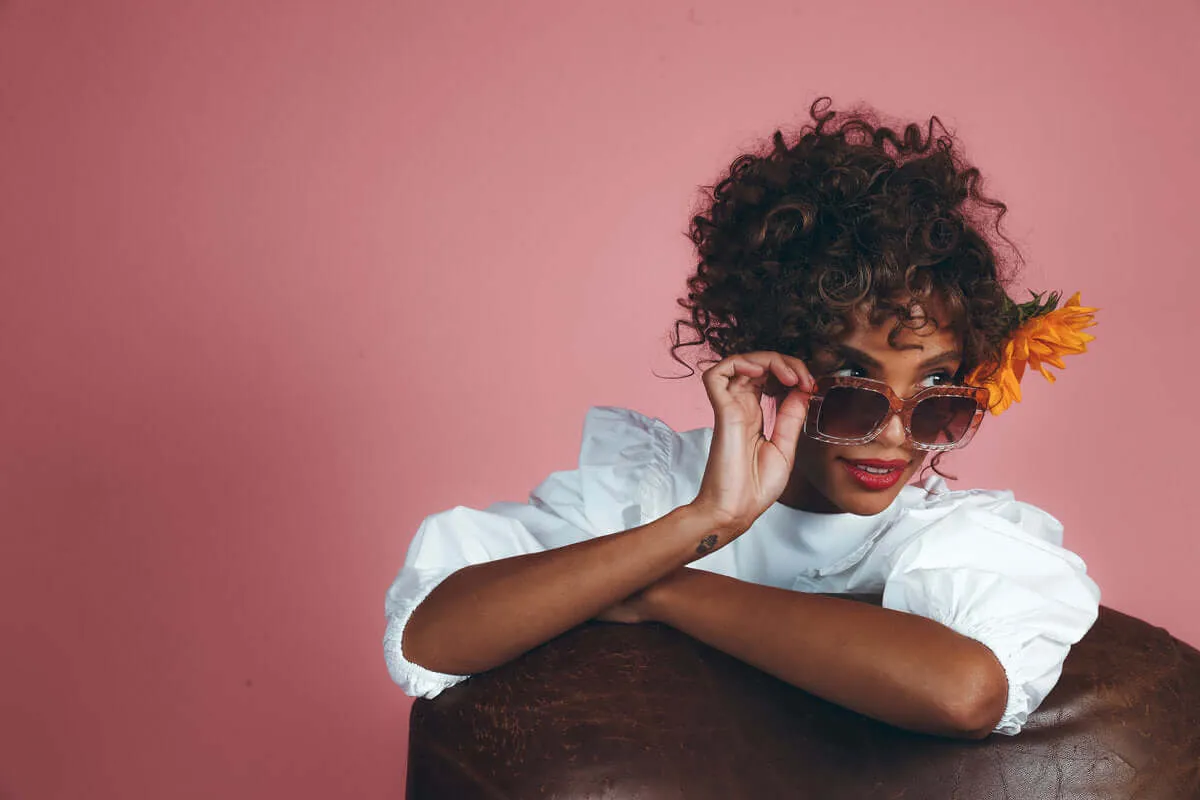 Powder Design Hayley Limited Edition Sunglasses - Nude